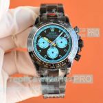Swiss Grade Rolex BLAKEN Daytona 40mm 7750 Watch with Blue Subdials